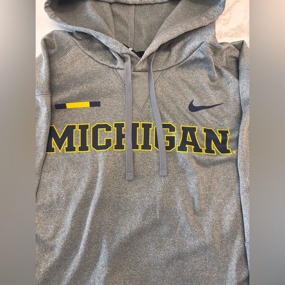 Nike Dri-Fit Michigan Athletic Hoodie Size Large Men - Picture 3 of 5
